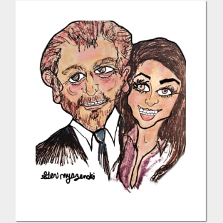 Prince Harry Duke of Sussex and Meghan Duchess of Sussex Posters and Art